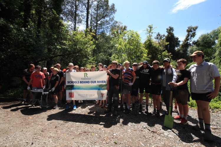 Year 10 students at the Rathkeale College Eco Trail
